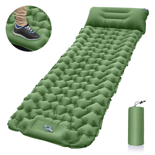 ZlCamp Inflatable cushion lightweight camping moisture-proof sleeping pad, travel car nap storage outdoor tent inflatable cushion
