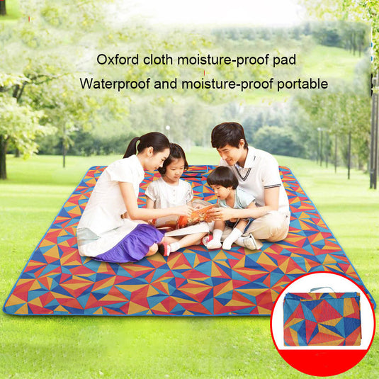 ZlCamp Outdoor Blanket，Outdoor picnic mat, moisture-proof mat, thickened beach picnic mat, waterproof camping mat, tent, Oxford cloth picnic mat