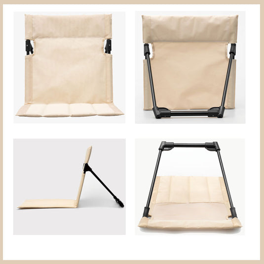 ZlCamp Outdoor beach portable single back cushion chair Oxford cloth foldable leisure chair camping outdoor backrest chair Beach Chair