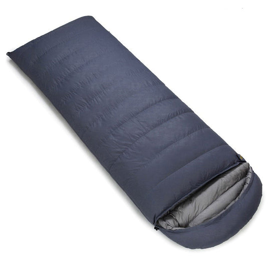 Zlcamp Camping Waterproof Down Sleeping Bag for Adult Outdoor Seasons White Duck Down Envelope Sleeping Bag