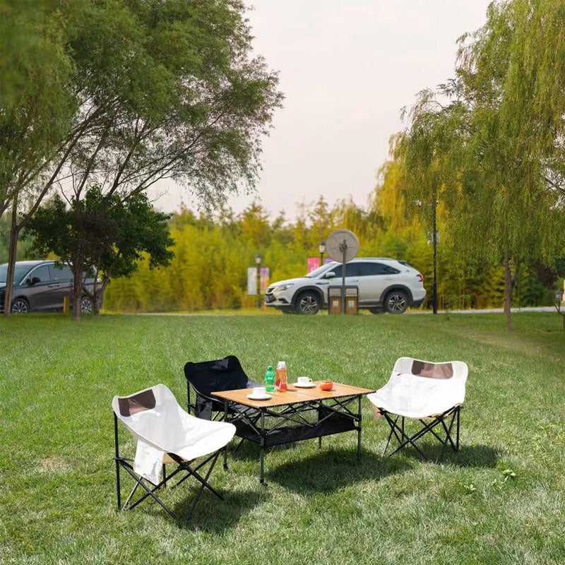 Load image into Gallery viewer, ZlCamp Outdoor folding table, free lifting folding table,camping table, picnic table,  barbecue table, metal table
