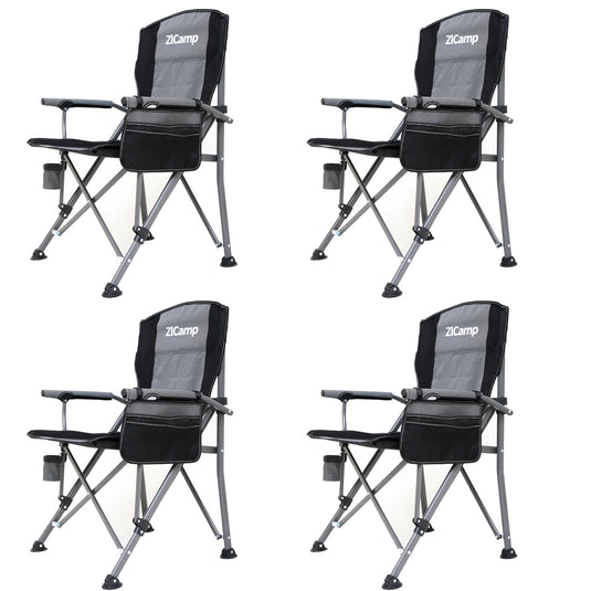 ZlCamp Outdoor folding chairs, portable beach chairs, fishing chairs, camping barbecue leisure chairs