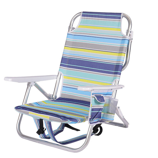 ZlCamp Outdoor folding chair Adjustable beach folding chair for sitting and lying
