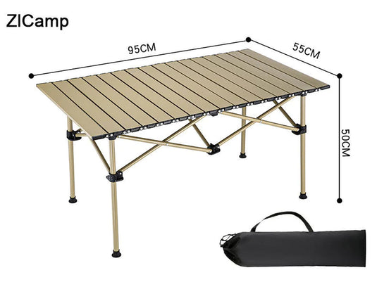 ZlCamp Outdoor table, portable folding table, wild dining table, self driving tour, barbecue table, camping table