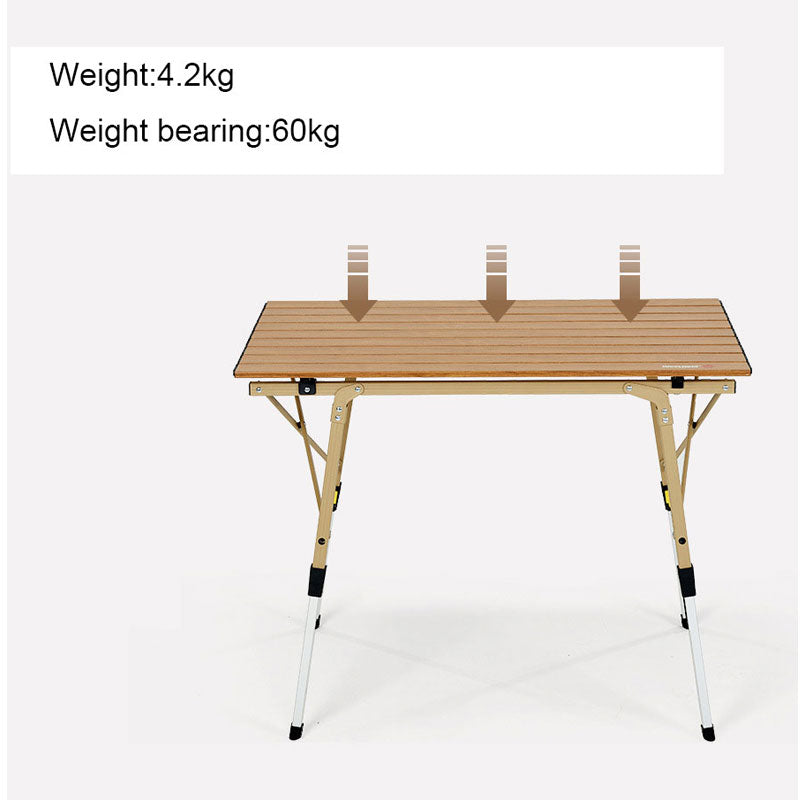 Load image into Gallery viewer, ZlCamp Outdoor folding table portable camping table aluminum alloy camping travel picnic table
