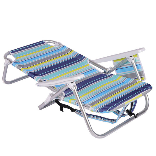 ZlCamp Outdoor folding chair Adjustable beach folding chair for sitting and lying