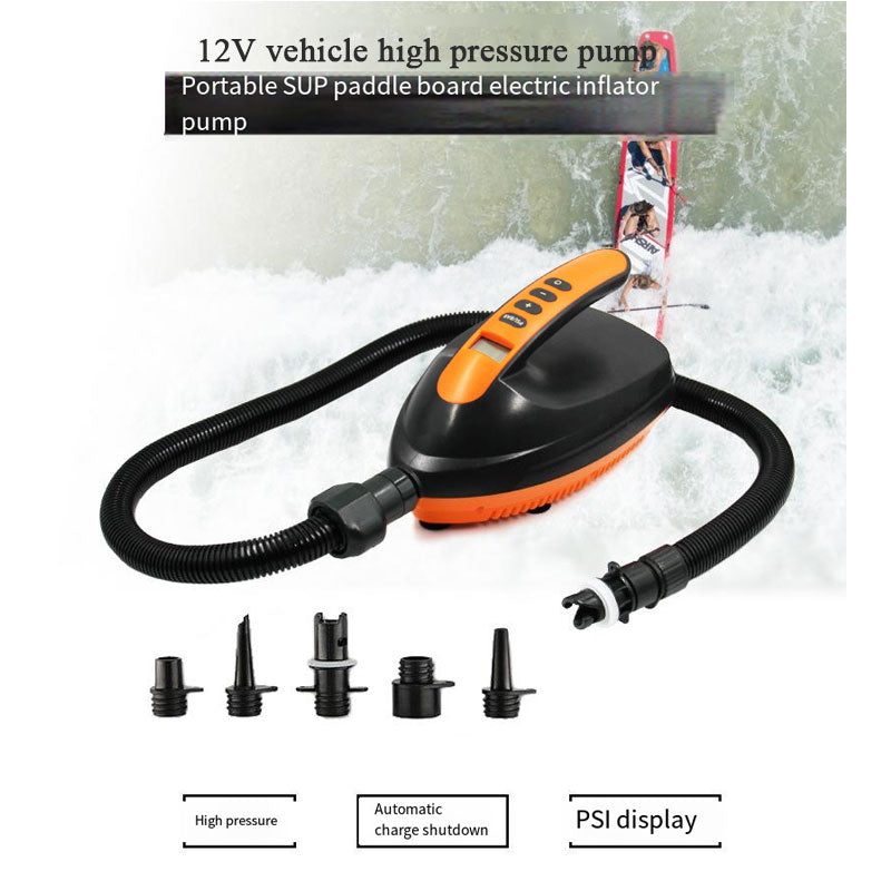 Load image into Gallery viewer, ZlCamp High pressure electric air pump SUP paddle board with 12V vehicle electric air pump 16PSI electric pump air pump pumping
