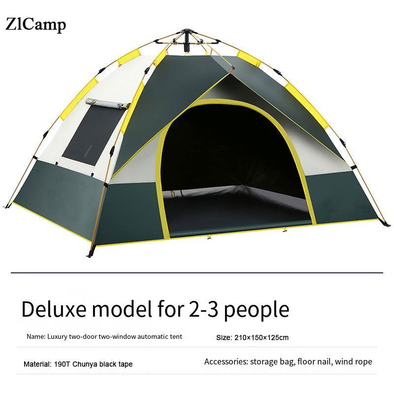 Load image into Gallery viewer, ZlCamp Outdoor camping tent 2-3-4 automatic tent Quick open sun protection camping tent
