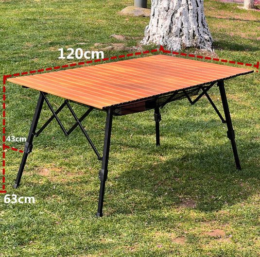 ZlCamp Outdoor lifting aluminum alloy table 1.2m portable   camping table outdoor folding table