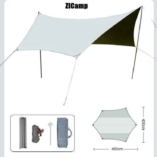 ZlCamp Outdoor beach waterproof shade tent canopy tent