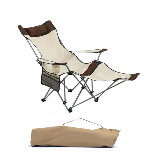 ZlCamp Outdoor folding chair, portable camping and picnic chair, dual purpose leisure fishing chair, lunch lounge chair