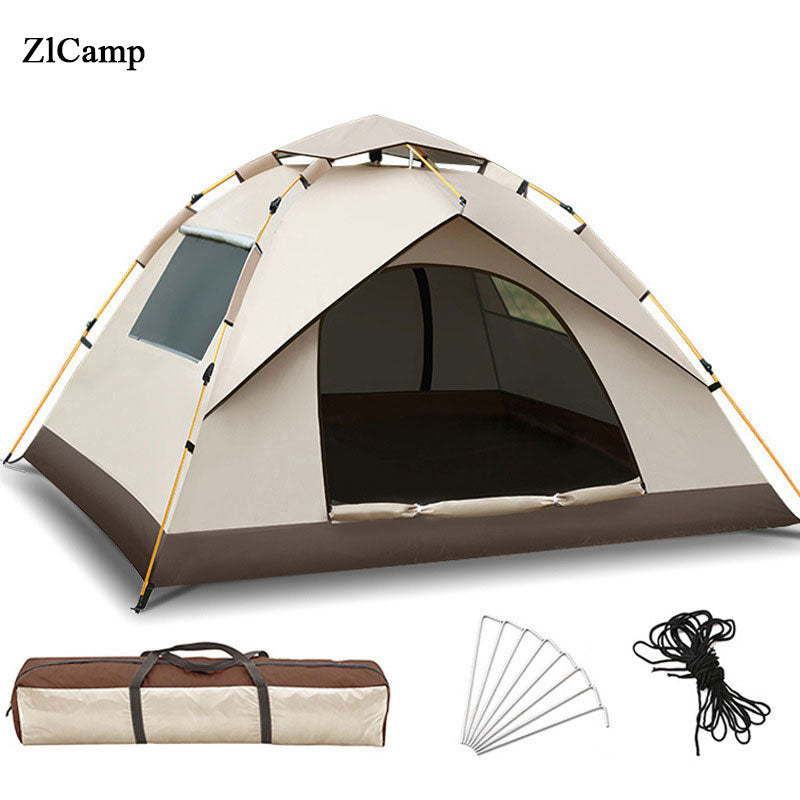 Load image into Gallery viewer, ZlCamp Outdoor camping automatic portable folding waterproof sunscreen quick open camping tent
