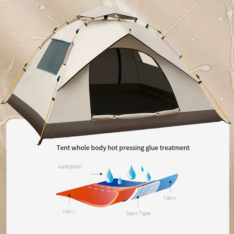 Load image into Gallery viewer, ZlCamp Outdoor camping automatic portable folding waterproof sunscreen quick open camping tent
