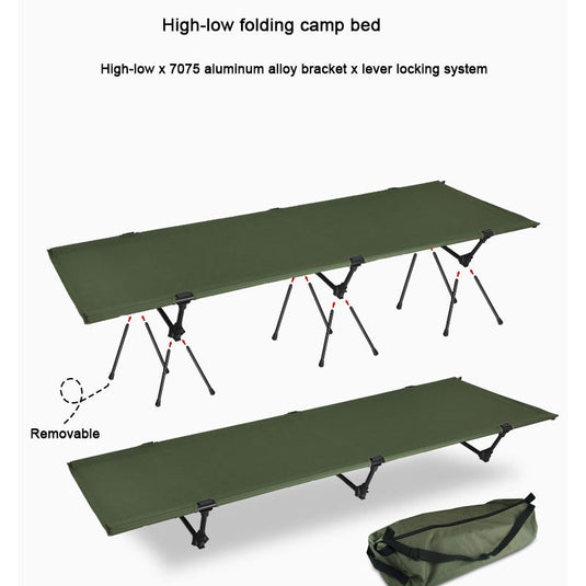 ZlCamp  Heavy Duty Folding Camping Cot Bed