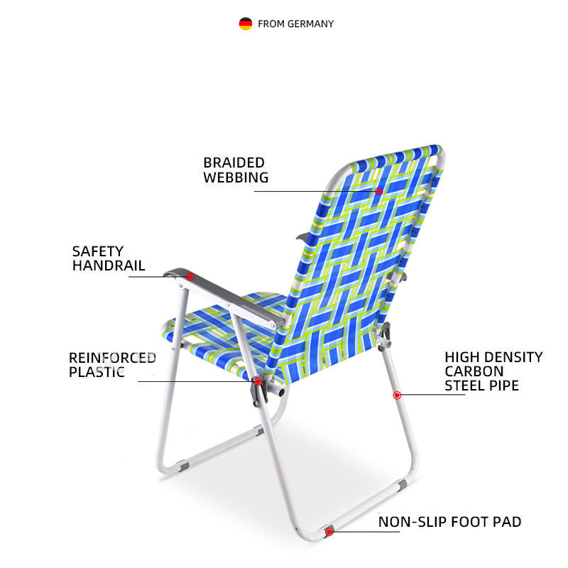 Load image into Gallery viewer, ZlCamp Outdoor camping folding chair Portable back-up beach chair
