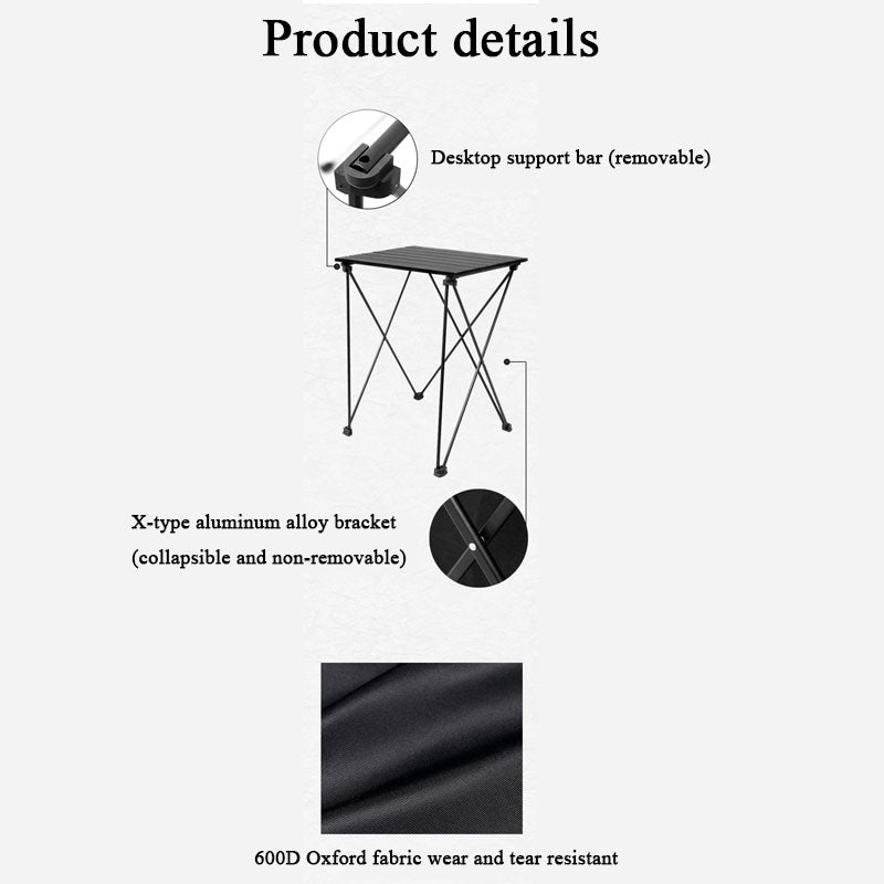 Load image into Gallery viewer, ZlCamp Aluminum alloy light camping kitchen outdoor storage table foldable kitchen cooking table picnic barbecue kitchen storage rack outdoor
