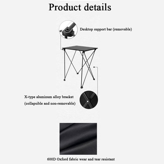 ZlCamp Aluminum alloy light camping kitchen outdoor storage table foldable kitchen cooking table picnic barbecue kitchen storage rack outdoor