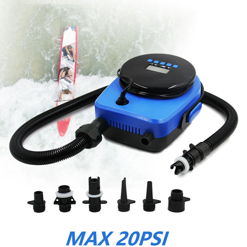 Load image into Gallery viewer, ZlCamp 20PSI SUP Electric Pump Portable Air Pump for Inflatables 12V Portable Air Compressor Inflator Deflator Pump
