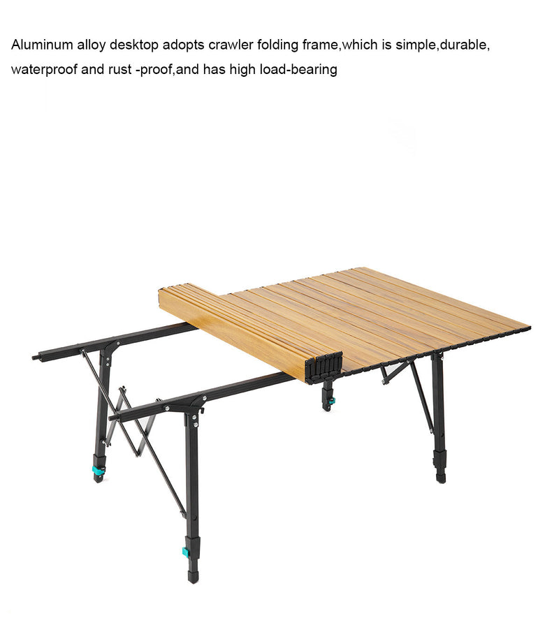 Load image into Gallery viewer, ZlCamp Outdoor folding table portable table aluminum alloy picnic camping self driving lifting table
