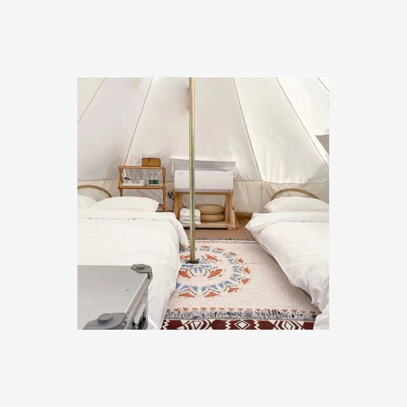 Load image into Gallery viewer, ZlCamp Khan Glamping Bell Tent Oversize Space All Cotton Heavy Duty Waterproof Luxury Outdoor Bell Tent in All Seasons Cotton Yurt Tent
