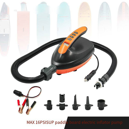 ZlCamp High pressure electric air pump SUP paddle board with 12V vehicle electric air pump 16PSI electric pump air pump pumping