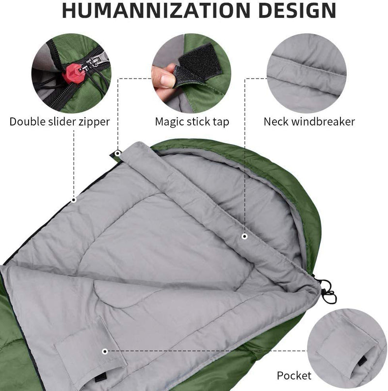 Load image into Gallery viewer, ZlCamp Outdoor single camping camping waterproof sleeping bag
