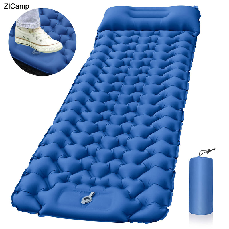 Load image into Gallery viewer, ZlCamp Camping mattresses  Inflatable cushion lightweight camping moisture-proof sleeping pad, travel car nap storage outdoor tent inflatable cushion
