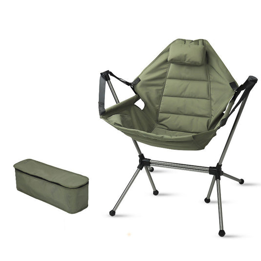 ZlCamp Outdoor aluminum alloy camping rocking chair,Hammock Camping Swinging Recliner Chair
