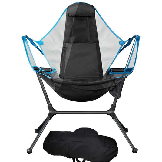 ZlCamp Outdoor camping rocking chair, portable folding chair, outdoor camping moon chair, courtyard leisure swing chair, fishing chair