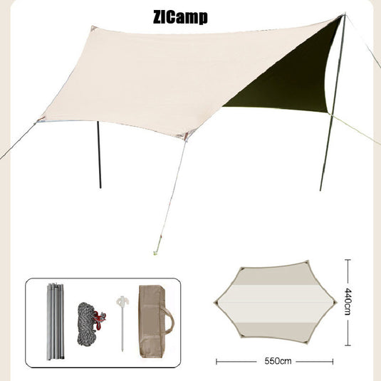 ZlCamp Outdoor beach waterproof shade tent canopy tent