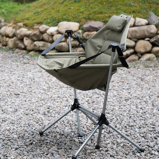ZlCamp Outdoor aluminum alloy camping rocking chair,Hammock Camping Swinging Recliner Chair