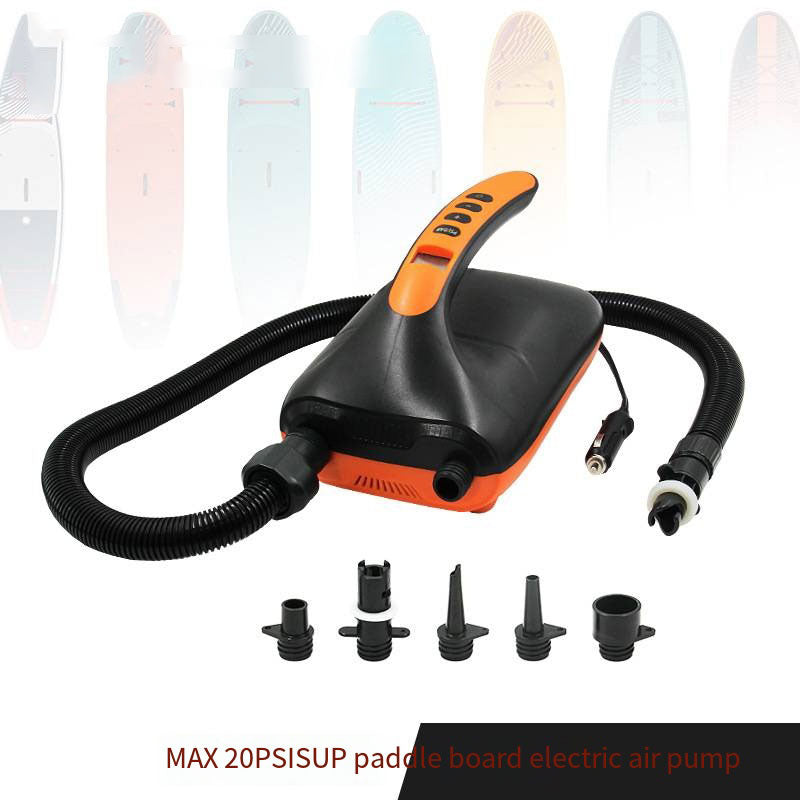 Load image into Gallery viewer, ZlCamp High pressure electric air pump SUP paddle board with 12V vehicle electric air pump 20PSI electric pump air pump pumping
